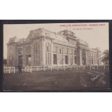 EXPOSICION DEL CENTENARIO PABELLON DE AGRICULTURA ANTIGUA TARJETA POSTAL